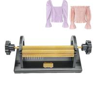 Smocking Pleater - Máquina de plisado ajustable con 47/64 posiciones de aguja, 0,5 cm de distancia entre agujas para manualidades, ropa, recolección de tela, volantes, costura, manualidades, 32 filas