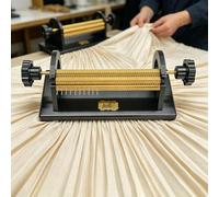 Smocking Pleater Máquina para coser, máquina de 24/32 filas con ancho ajustable de 0,5 cm de distancia entre agujas, incluye caja de alambre y agujas para disfraces y manualidades