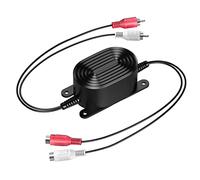 Smof Aislador de Bucle de Tierra RCA, Filtro de Ruido para Sistemas de Audio del Coche, Supresor de Ruido para Eliminar el Zumbido del Coche