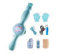 Smog Bubble Machine, Bubble Making Fog Wand with Light for Kids, Electric Blower Creative Handheld,Outdoor Bubble Toys for Parties, Birthday, Wedding for 3 4 5 6 7 8 9 Years Old Boys and Girls