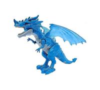 Smoke-breathing standing dragon toy with walking motion, lights and roaring sound effects