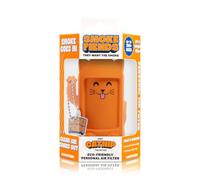 Smoke Fiends Filtro de aire personal portátil y ecológico, filtración discreta HEPA y de carbono, biodegradable, hasta 300 usos, diseño de llavero para frescura en movimiento, gato Catnip
