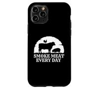 Smoke Meat Todos los días Temporada de Barbacoa Pitmasters & Foodies Carcasa para iPhone 11 Pro