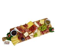SmokeMax Tabla de servir gigante XL (aprox. 75 x 22 x 2 cm), tabla de diseño de madera de bambú natural (100% aceitada con aceite de oliva natural)