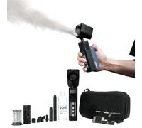 SmokeNINJA Pro Mini máquina de humo portátil portátil con mando a distancia inalámbrico (HAZER KIT), niebla inofensiva, para eventos al aire libre, fiestas, efectos escénicos, Halloween