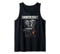 Smokeologist Funny BBQ Smoker Pitmaster Grill Master Humor Camiseta sin Mangas