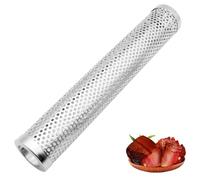 Smoker Tube - Stainless Steel 6/12 Inch | BBQ Pellet Tube, Grill Box, Hot Cold Generator Tool For Cheese Beef Fish Meat | BBQ Use