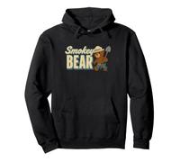 Smokey Bear Cute Retro Walking Character Sudadera con Capucha