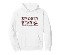 Smokey Bear Paw Retro Outdoor Typography Sudadera con Capucha