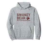 Smokey Bear Paw Retro Outdoor Typography Sudadera con Capucha