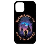 Smokey Bear Starry Night Scene Only You Can Prevent Wildfire Carcasa para iPhone 12/12 Pro