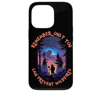 Smokey Bear Starry Night Scene Only You Can Prevent Wildfire Carcasa para iPhone 13 Pro