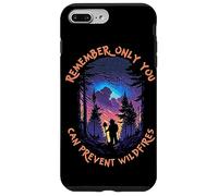 Smokey Bear Starry Night Scene Only You Can Prevent Wildfire Carcasa para iPhone 7 Plus/8 Plus
