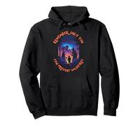 Smokey Bear Starry Night Scene Only You Can Prevent Wildfire Sudadera con Capucha