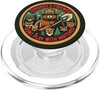 Smokey Bear's Forest Friends Don't Play with Matches Retro PopSockets PopGrip para MagSafe