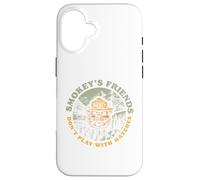 Smokey's Friends Don't Play with Matches Retro Smokey Bear Carcasa para iPhone 16