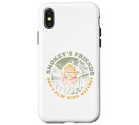 Smokey's Friends Don't Play with Matches Retro Smokey Bear Carcasa para iPhone X/XS