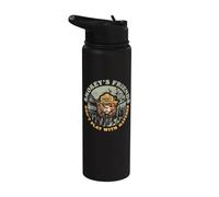 Smokey's Friends Don't Play With Matches Retro Smokey Bear Stainless Steel Insulated Water Bottle