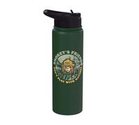 Smokey's Friends Don't Play With Matches Retro Smokey Bear Stainless Steel Insulated Water Bottle