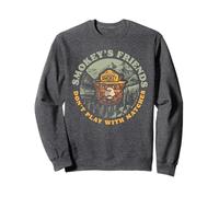Smokey's Friends Don't Play with Matches Retro Smokey Bear Sudadera