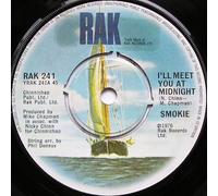 SMOKIE - I'LL MEET YOU AT MIDNIGHT 7 INCH (7" VINYL 45) UK RAK 1976