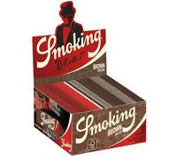 Smoking BROWN - 1 caja de papel de liar, tamaño grande, 50 x 33, color marrón