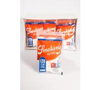 Smoking - Filtros tabaco de liar - Classic Slim Long Filter - 20 bolsas precintadas de 120 filtros - Filtros smoking - Filtros largos 22 mm x 6 mm