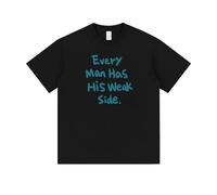 Smoking Fish Print Camiseta Funny Letter Printed tee Unisex Algodón Manga Corta Casual Graphic Top Novelty Humor Camiseta