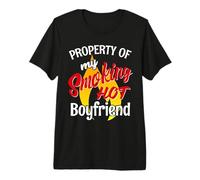Smoking Hot Boyfriend I Love My Hot Boyfriend Camiseta Premium