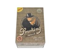 Smoking Organic Rolls - Papel de cáñamo orgánico (4 m, 1 caja de 24 rollos)