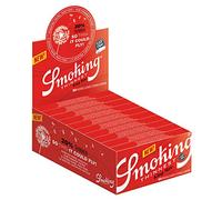 Smoking Thinnest King Size Slim - Lote de Hojas y Puntas para Fumar (33 Unidades por Cuaderno, 2 Cajas con 48 Grapas)