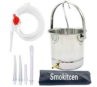 Smokitcen Kit de cubo de enema de café, acero inoxidable, capacidad de 2 cuartos de galón para limpiar enemas de desintoxicación