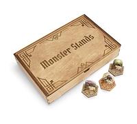 SMONEX Monster Stands 30 Piezas compatibles con el Juego de Mesa Gloomhaven, Soportes de Juego de Mesa con rastreador de Salud para Monstruos Normales y de élite