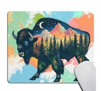 Smooffly - Alfombrilla de ratón antideslizante para escritorios, ordenadores, PC y portátiles, alfombrilla de ratón personalizada para la oficina y el hogar