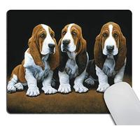 Smooffly Antlers Mouse Pad Deer Antlers Mousepad, Office Desk, Striped Mouse Pad, Cute Rectangle Mouse Pads Multicolor alfonbrilla para ratón