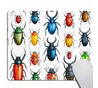 Smooffly Antlers Mouse Pad Deer Antlers Mousepad, Office Desk, Striped Mouse Pad, Cute Rectangle Mouse Pads Multicolor alfonbrilla para ratón