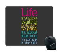Smooffly Gaming Mouse Pad Custom Life Quotes Mouse pad 9.5 X 7.9 Inch (240mmX200mmX3mm)