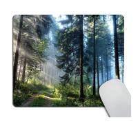 Smooffly Gaming Mouse Pad Custom Nature Misty Customized Rectangle Non-Slip Rubber Mousepad 9.5 X 7.9 Inch (240mmX200mmX3mm)