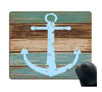Smooffly Gaming Mouse Pad personalizado Anchor nutico Nutico Pad rstica Ratn de ratn Ratio sin deslizamiento de goma gruesa Grande