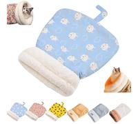 Cat Winter Sleeping Bag, Cat Sleeping Bag, Plush Soft Pet Bed, Cozy Cat Beds for Indoor Cats, Cold Weather Self Warming Cat Cave Bed, 360° Wrap Comfortable Pet Snuggle Sack(E)