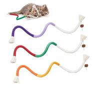 Smoohh Celery Pets Cat Chew Rope, Catnip-Infused Organic Cotton Chew Rope Toys for Cats, for Bored Indoor Cat, for Teeth Cleaning(3 pcs)