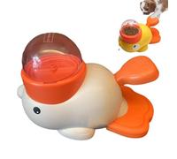 Smoohh Duck Treat Dispenser, 2-in-1 Dog Interactive Slow Feeder & Puzzle Toy, Duck Dogs Feeder for Healthy Eating & IQ Training(White)