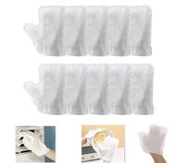 Smoohh Multi-Purpose Washable Dusting Gloves, Reusable Wet & Dry Kitchen Mitt, Lazy Thickened Magic Cleaning Rag Gloves, Home Dust Dishwashing Gloves(10)