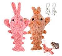 Smoohh Plothuge Dog Toys, Floppy Lobster Interactive Dog Toy, Moving Pet Toy to Keep, Electric Simulation Swing Function(Mix)