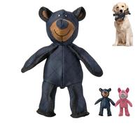 Smoohh Unbreakable Bear Dog Toy, 2025 Upgrade Unbreakable Bear Dog Toy, Durable Toughs & Relieve Anxiety, Chew Toys Interactive Toys(Blue)