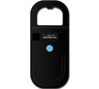 Smoostart Lector Microchip Animales, Lector Chip Mascotas, ISO11784/85/FDX-B/EMID escaner Microchip 1000 Almacenamiento de Datos Lector Chip Perro para Animal/Mascota/Perro/Gato (SMOO01 Negro)
