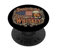Smooth As Tennessee Whiskey - Vaso de Whisky PopSockets PopGrip Adhesivo