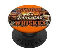 Smooth As Tennessee Whisky - Estilos Sunset PopSockets PopGrip Adhesivo