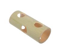 Smooth Bamboo Hideout Tunnel, Fun Retreat for Various Small Pets