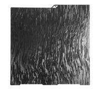 Smooth PEH Build Plate for 3, Double Sided 256x268mm Flexible 3D Printer Bed with Water Waves and Silk Pattern, Compatible with PLA ABS TPU PETG Nylon up to 120℃